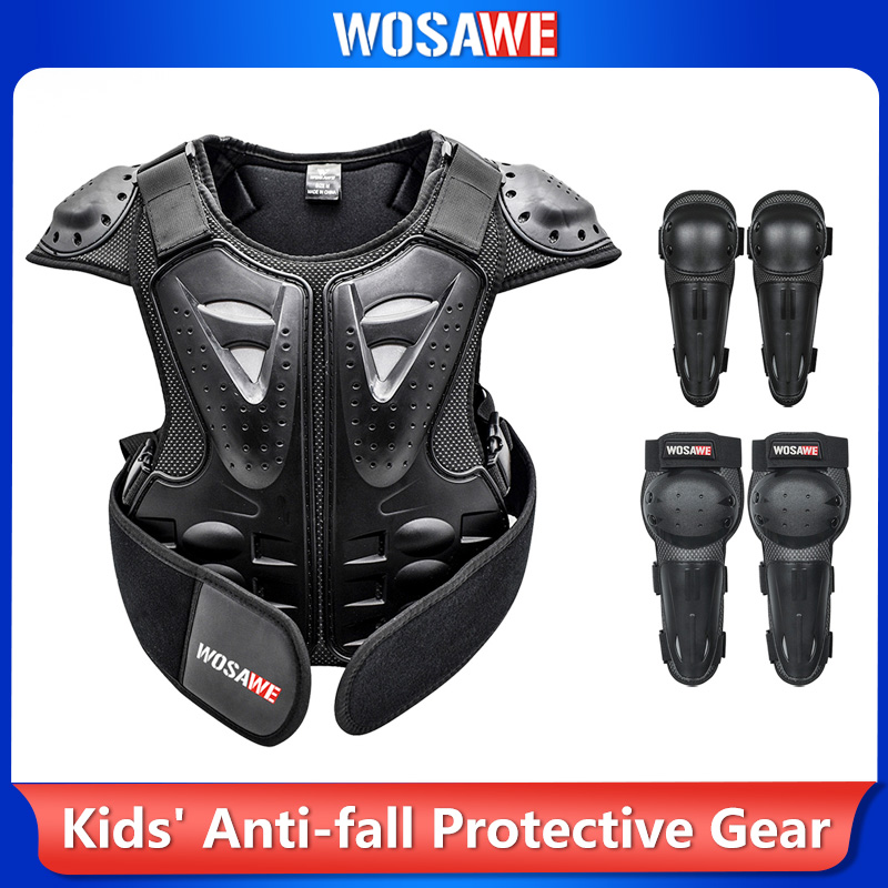 Motorcycle Gear For Kids - Детский комплект защитной экипировки WOSAWE для