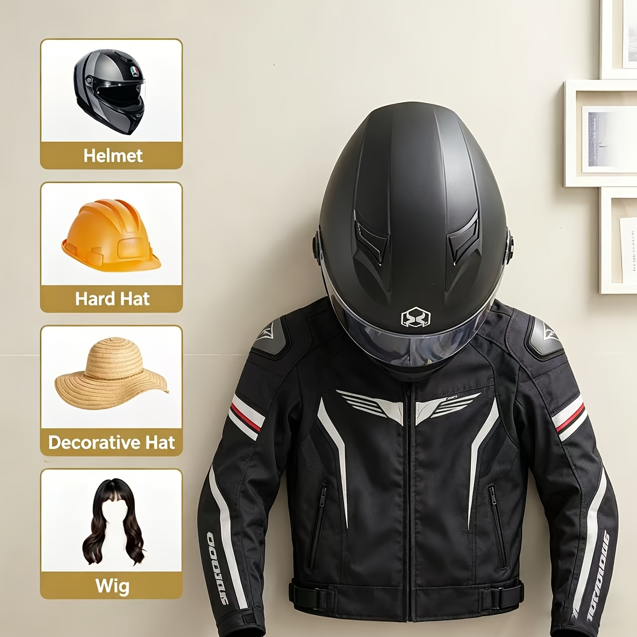 Держатель для мотоциклетного ш – обзор и цена Motorcycle Gear Wardrobe